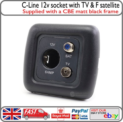 Line cbe 12v - socket, tv