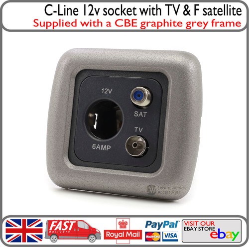 Cbe graphite frame caravan 12v - caravan,