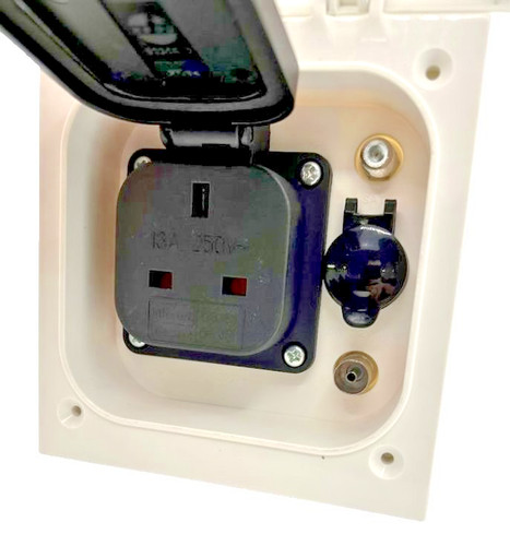 Mains socket outlet - mains, +