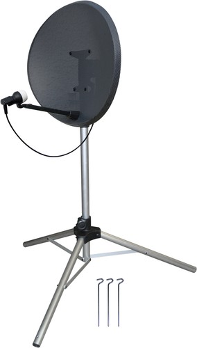 Satellite dish tripod mount - tv,
