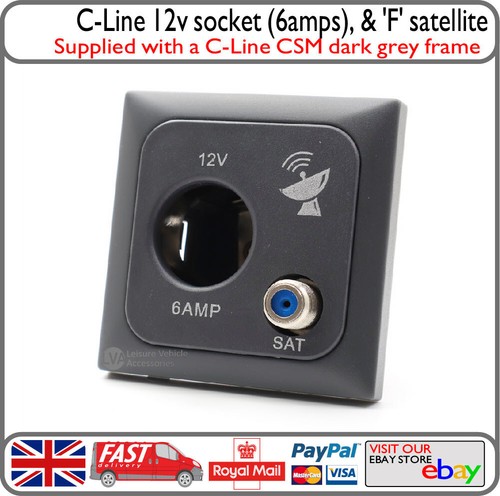 Line 12v round socket f - 12v,